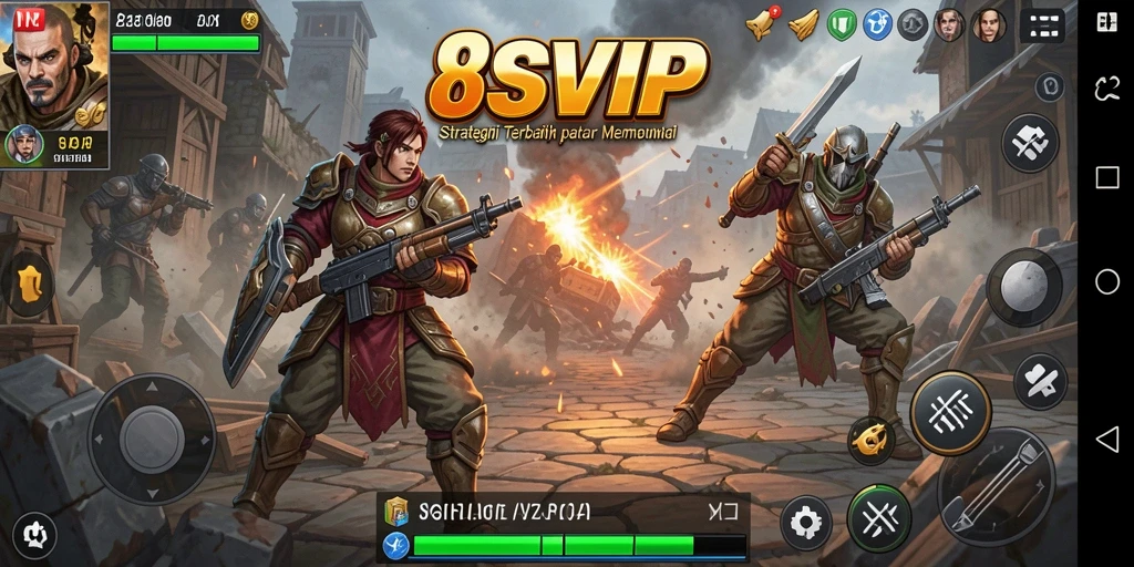 Screenshot gameplay <strong>8SVIP</strong> menampilkan pertempuran strategis yang mendebarkan.