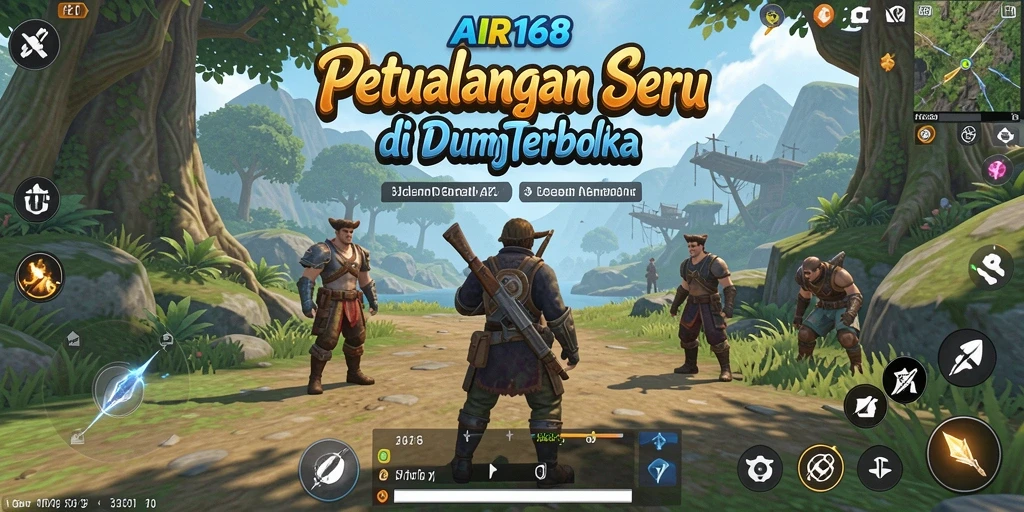 Gameplay seru di dunia terbuka AIR168 yang menakjubkan.