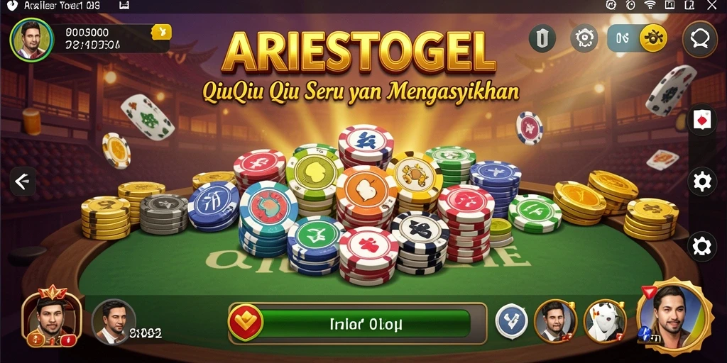 Tangkapan layar ARIESTOGEL dengan gameplay QiuQiu yang menarik.