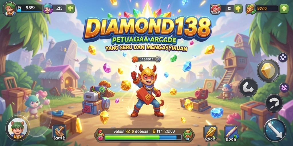 Tangkapan layar menunjukkan gameplay seru dari DIAMOND138 yang penuh tantangan.