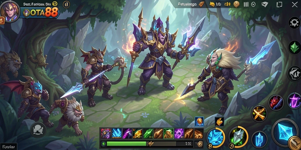 Gameplay DOTA88 yang seru dan penuh tantangan.