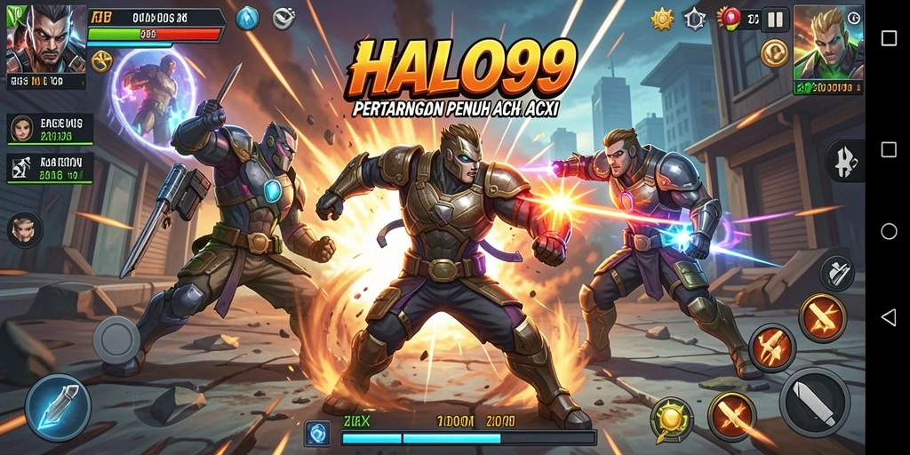 Gameplay seru HALO99 dengan grafis mengagumkan dan aksi cepat.