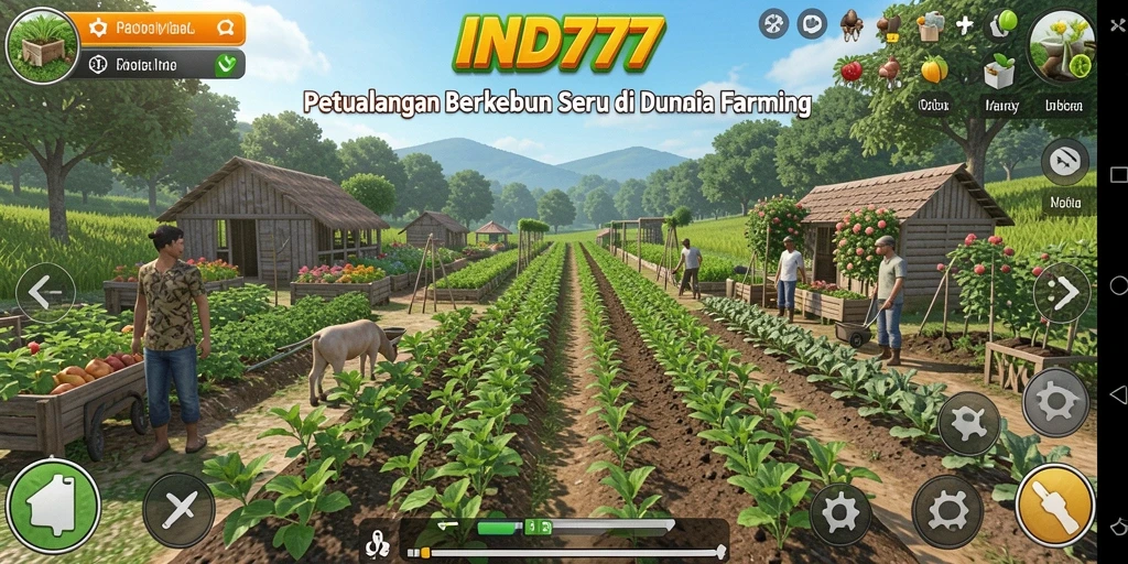 Tampilan screenshot dari gameplay Farming yang menarik.