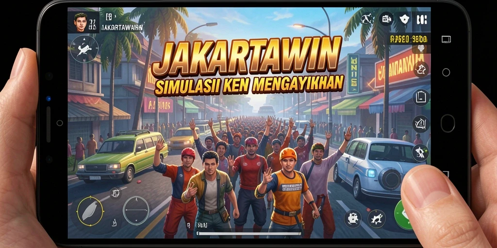 Tampilan menarik dari gameplay <strong>JAKARTAWIN</strong> yang interaktif.