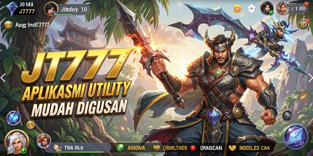 Tampilan screenshot aplikasi JT777 dengan antarmuka yang bersih dan intuitif.
