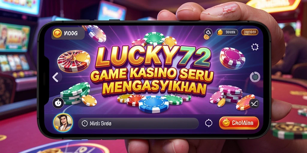 Tampilan gameplay seru dan mendebarkan di LUCKY72.