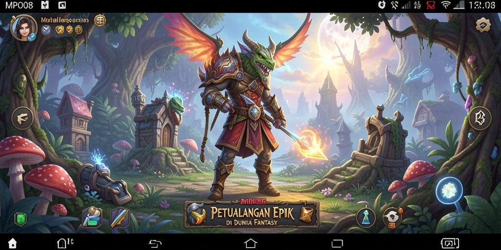 Tampilan gameplay RPG yang mendebarkan dan imersif.