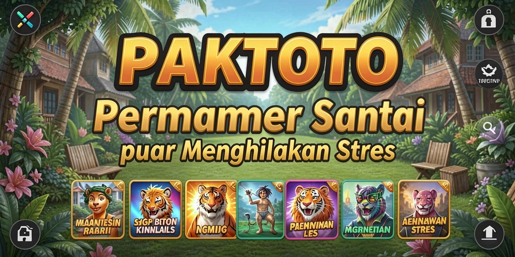 Tampilan gameplay PAKTOTO yang sederhana dan mengasyikkan.
