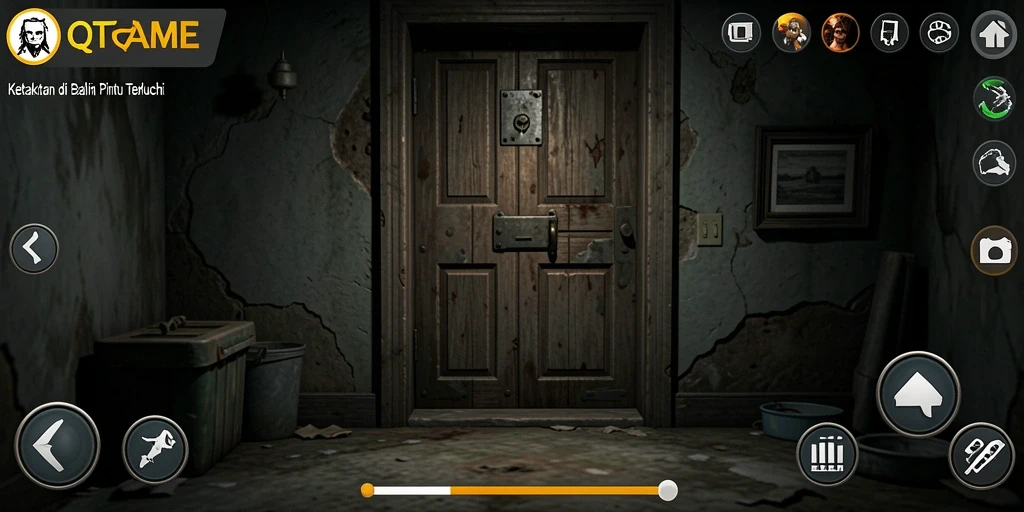 Gameplay QTGAME yang menegangkan dan penuh ketakutan.