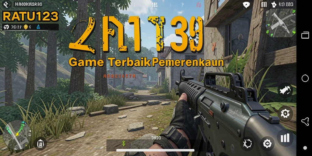 Tampilan gameplay mengesankan dari RATU123 dengan aksi seru.