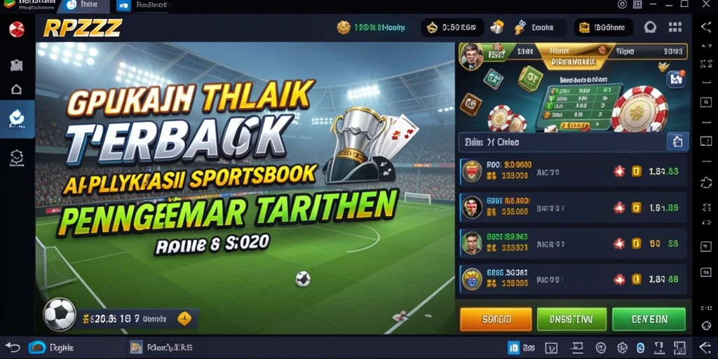 Tampilan gameplay menarik dari RPZZZ yang memudahkan taruhan.
