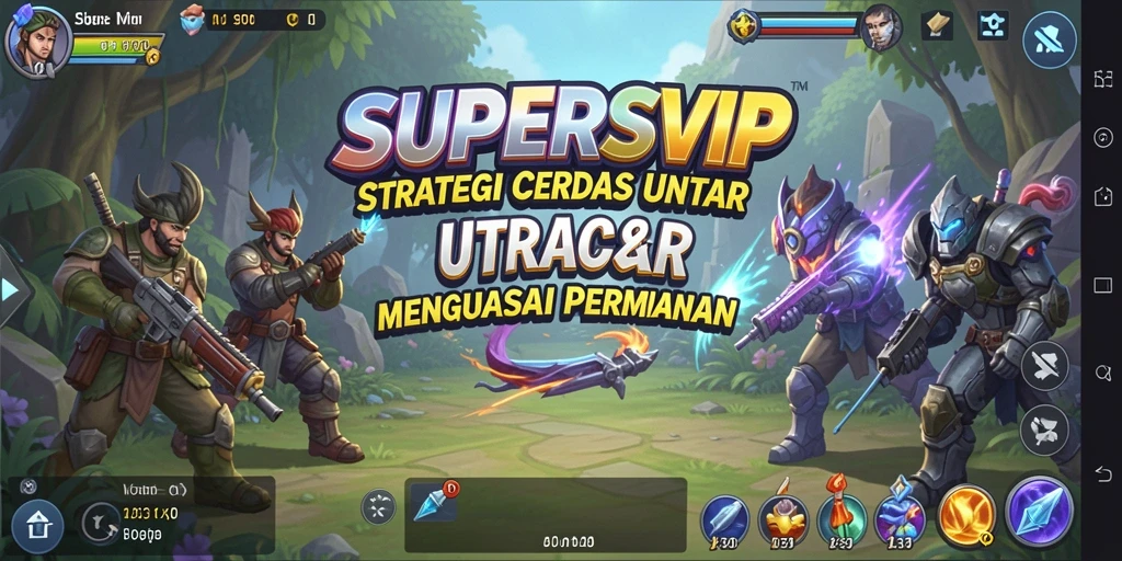 Tangkapan layar SUPERSVIP menampilkan aksi strategis yang mendebarkan.