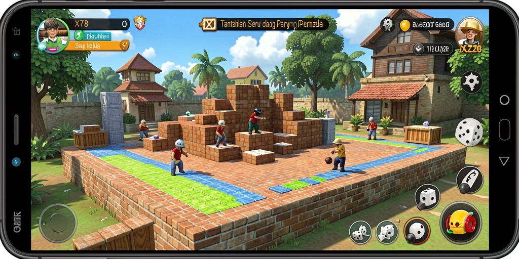 Tampilan gameplay seru dengan teka-teki menantang dari X78.